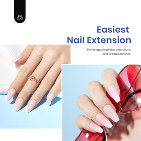 Détails des tips d'ongles Beetles, 240 pièces de différentes tailles
