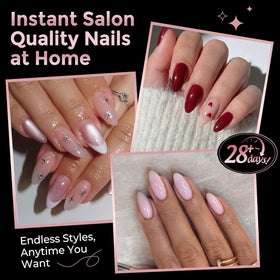 Détails des tips d'ongles en gel souple Luckyfairy