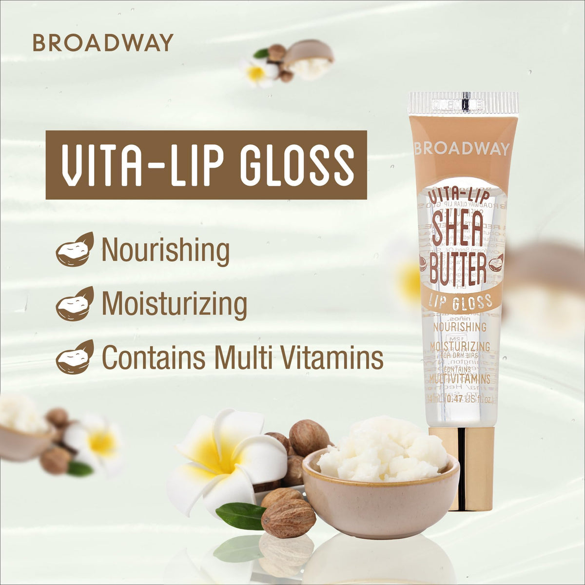 Détails des tubes de gloss à lèvres Ruby Kisses Broadway Vita-Lip
