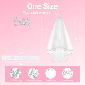 Détails du bandeau de mariée Papoopy, cadre flexible