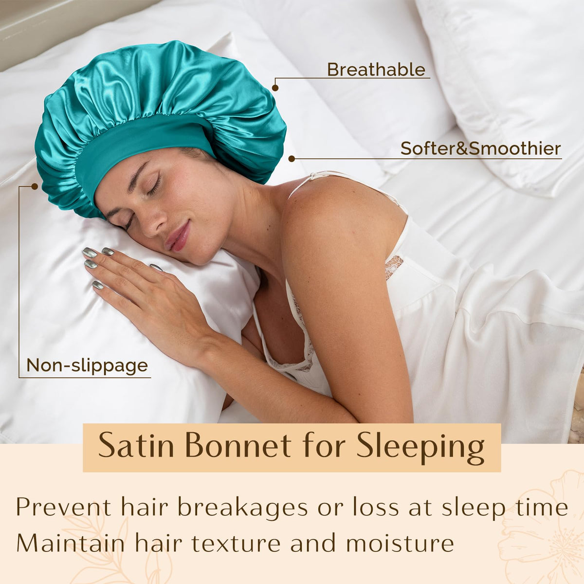 Détails du bandeau élastique du bonnet YANIBEST