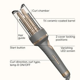Détails du baril du fer à boucler Conair Curl Secret