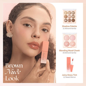 Détails du blush dasique Mood Cheek #09 Almond Vanilla