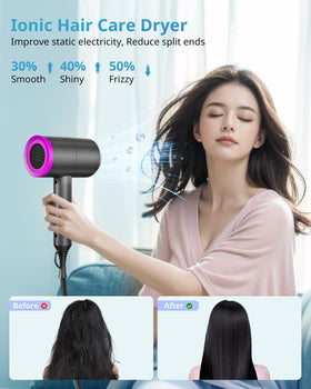 Détails du bouton de contrôle de chaleur du Sèche-Cheveux SHRATE