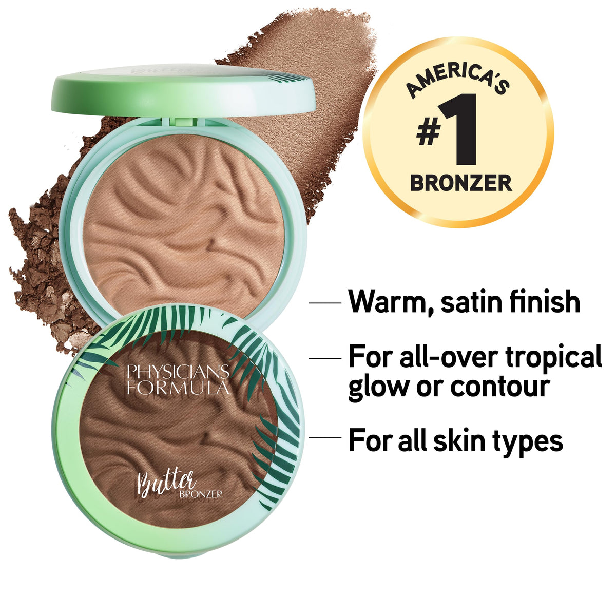 Détails du bronzer Murumuru Butter Physicians Formula avec texture crémeuse