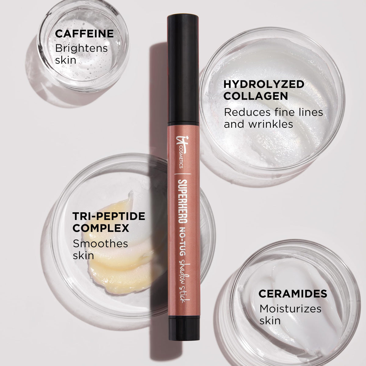 Détails du crayon à paupières IT Cosmetics Superhero avec texture crémeuse