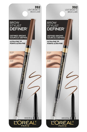 Détails du crayon à sourcils L'Oreal Paris avec pinceau spoolie