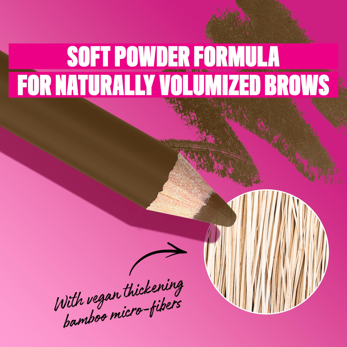 Détails du crayon à sourcils NYX avec brosse intégrée