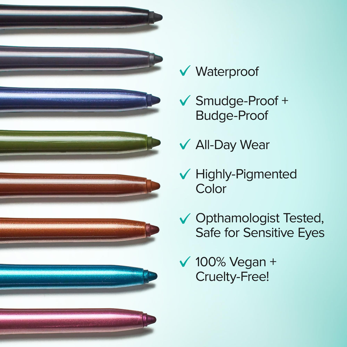 Détails du crayon eyeliner avec taille-crayon intégré