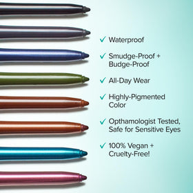 Détails du crayon eyeliner avec taille-crayon intégré