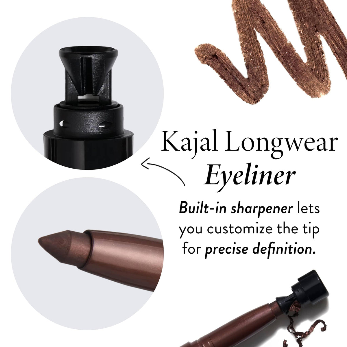 Détails du crayon eyeliner LAURA GELLER Améthyste