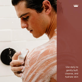 Détails du Cremo Savon Exfoliant avec texture visible