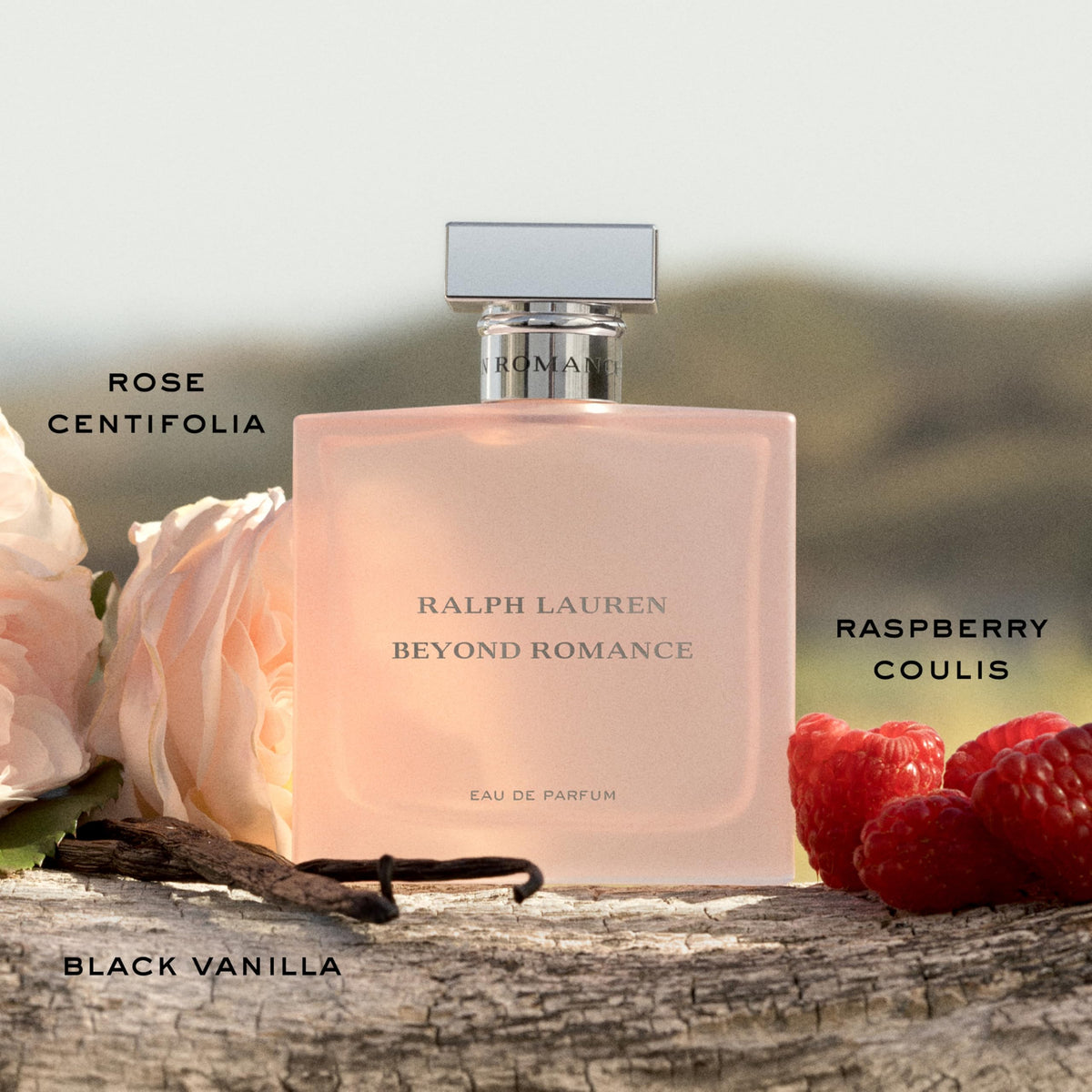 Détails du flacon d'Eau de Parfum RALPH LAUREN FRAGRANCES Beyond Romance