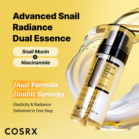 Détails du flacon de COSRX Sérum avec étiquette