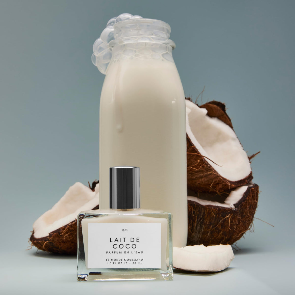 Détails du flacon de Lait de Coco Eau de Parfum 30 ml