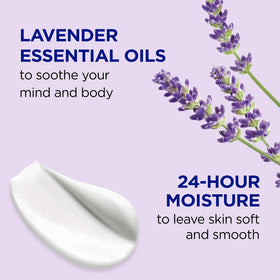 Détails du flacon de lotion Dr Teal's à la lavande