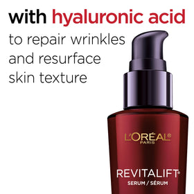 Détails du flacon de sérum L'Oreal Paris Revitalift Triple Power