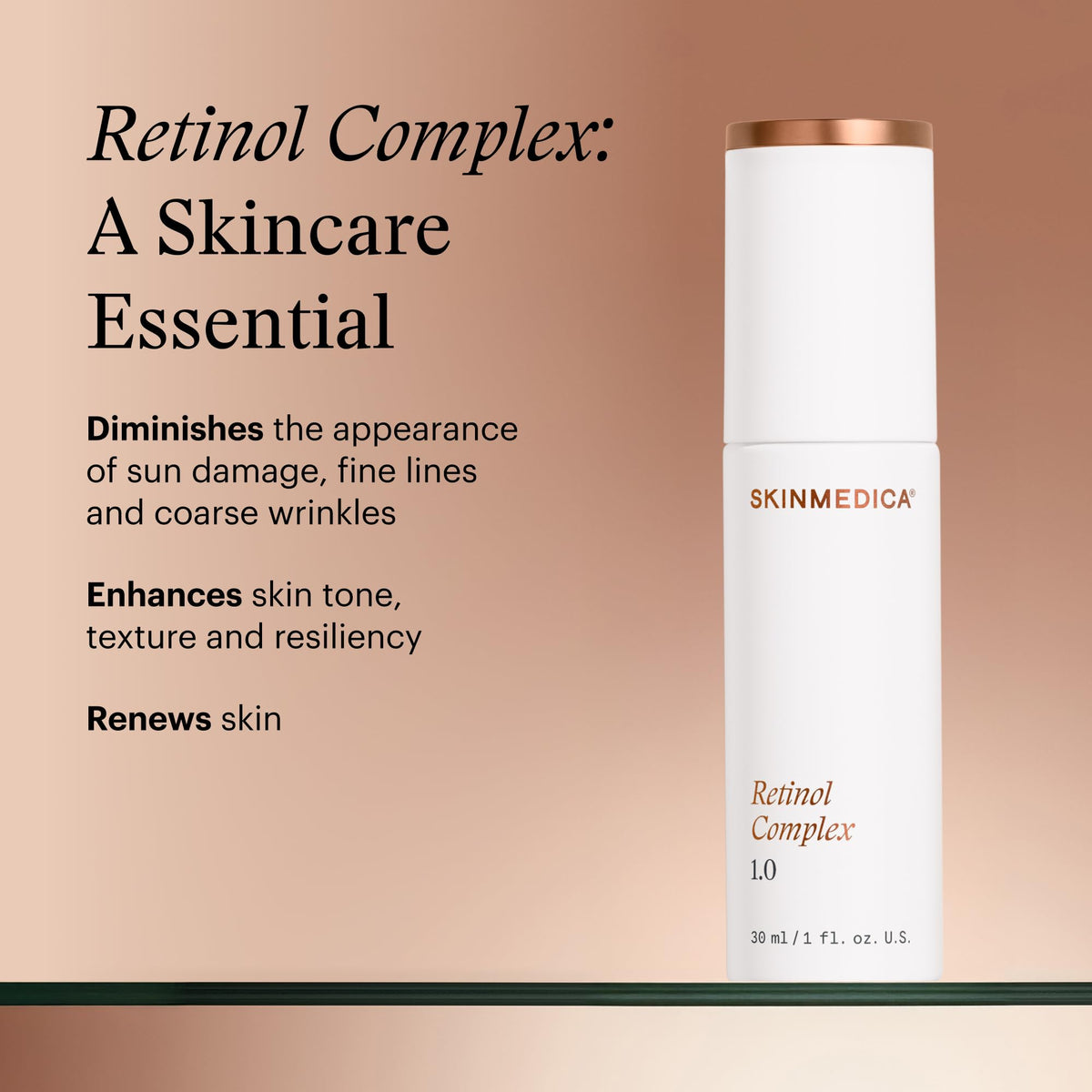 Détails du flacon de Sérum SkinMedica Retinol 1.0 Complex