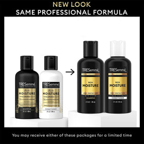 Détails du flacon de shampoing TRESemmé 3 Oz