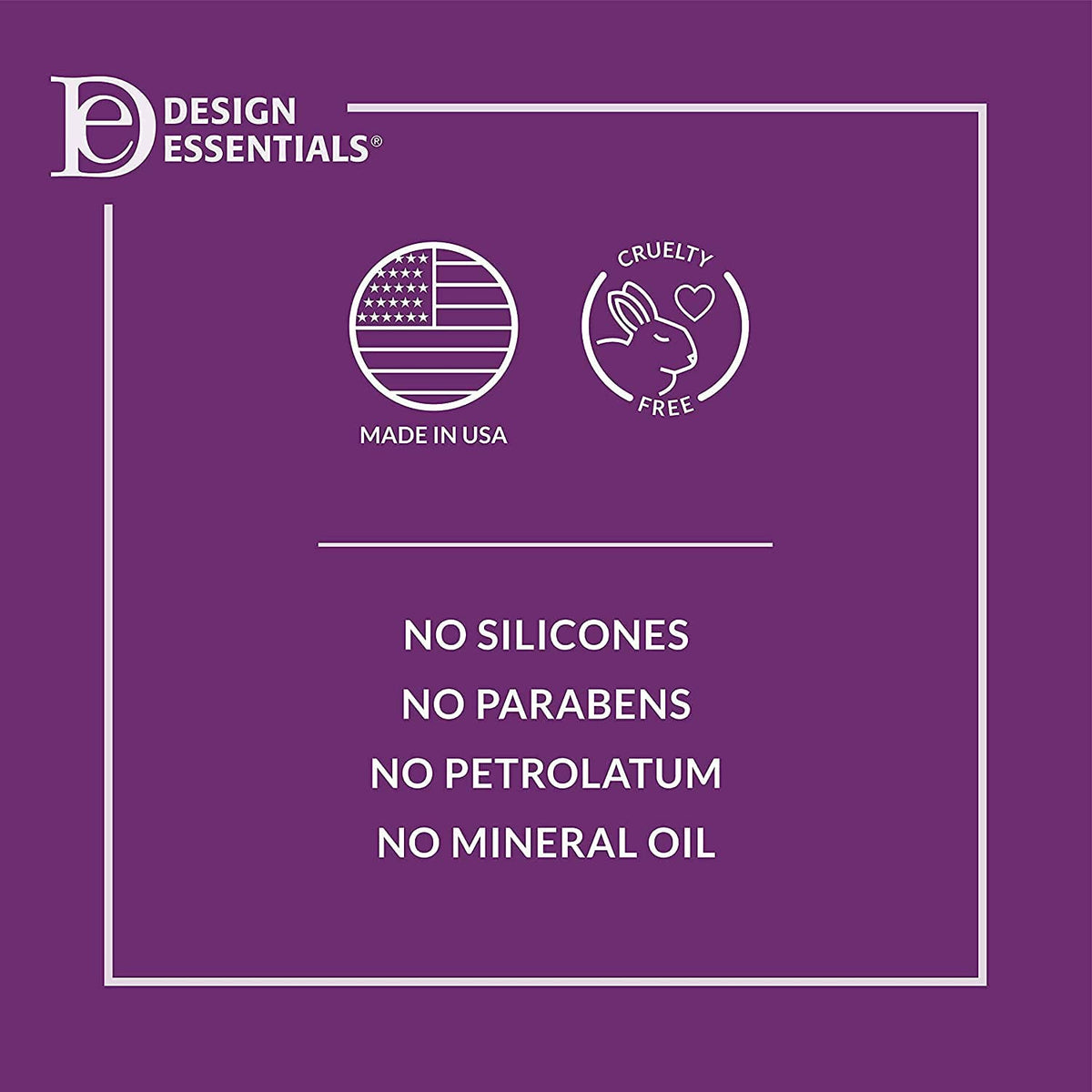 Détails du flacon de shampooing Crème Miel Design Essentials 399g