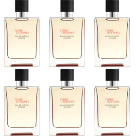 Détails du flacon de Terre d'Hermès avec capuchon noir