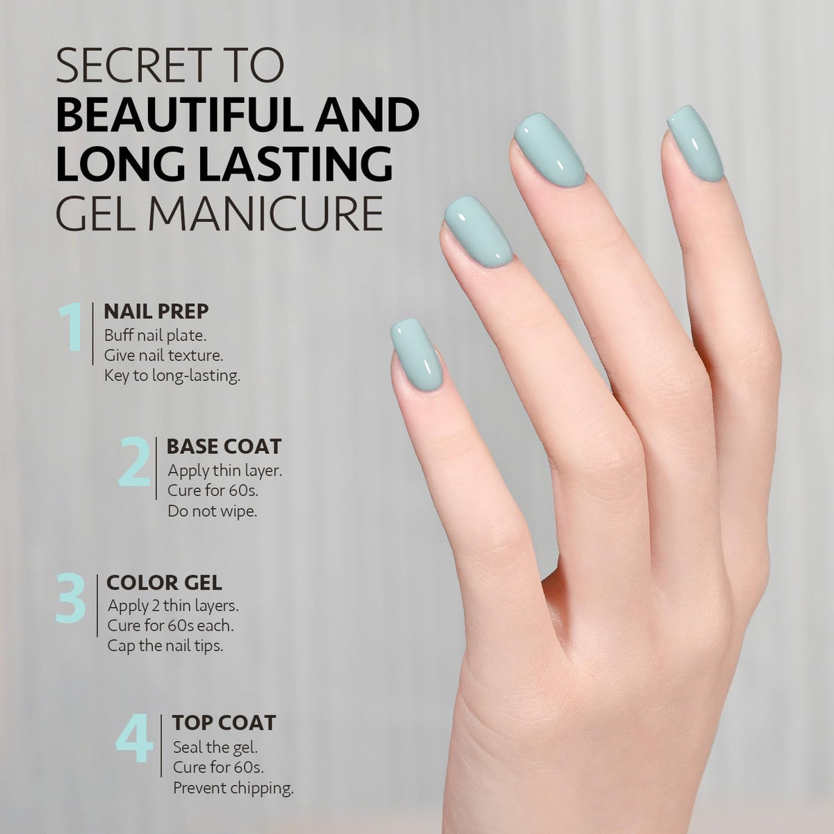 Détails du flacon de vernis gel GAOY