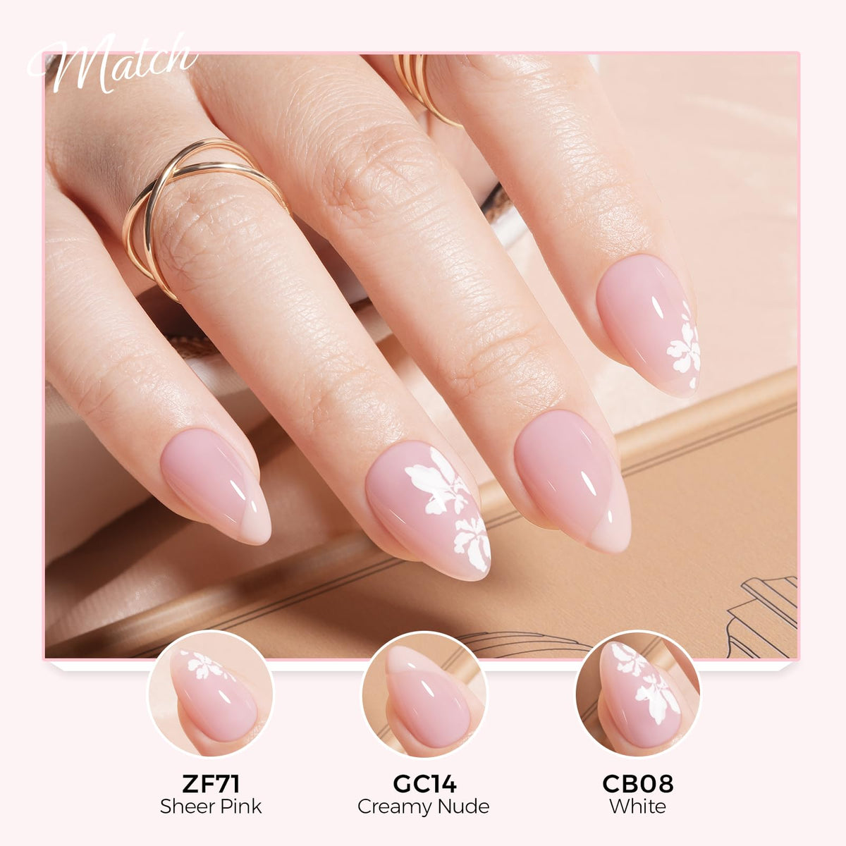 Détails du flacon de vernis gel TOMICCA 15ml