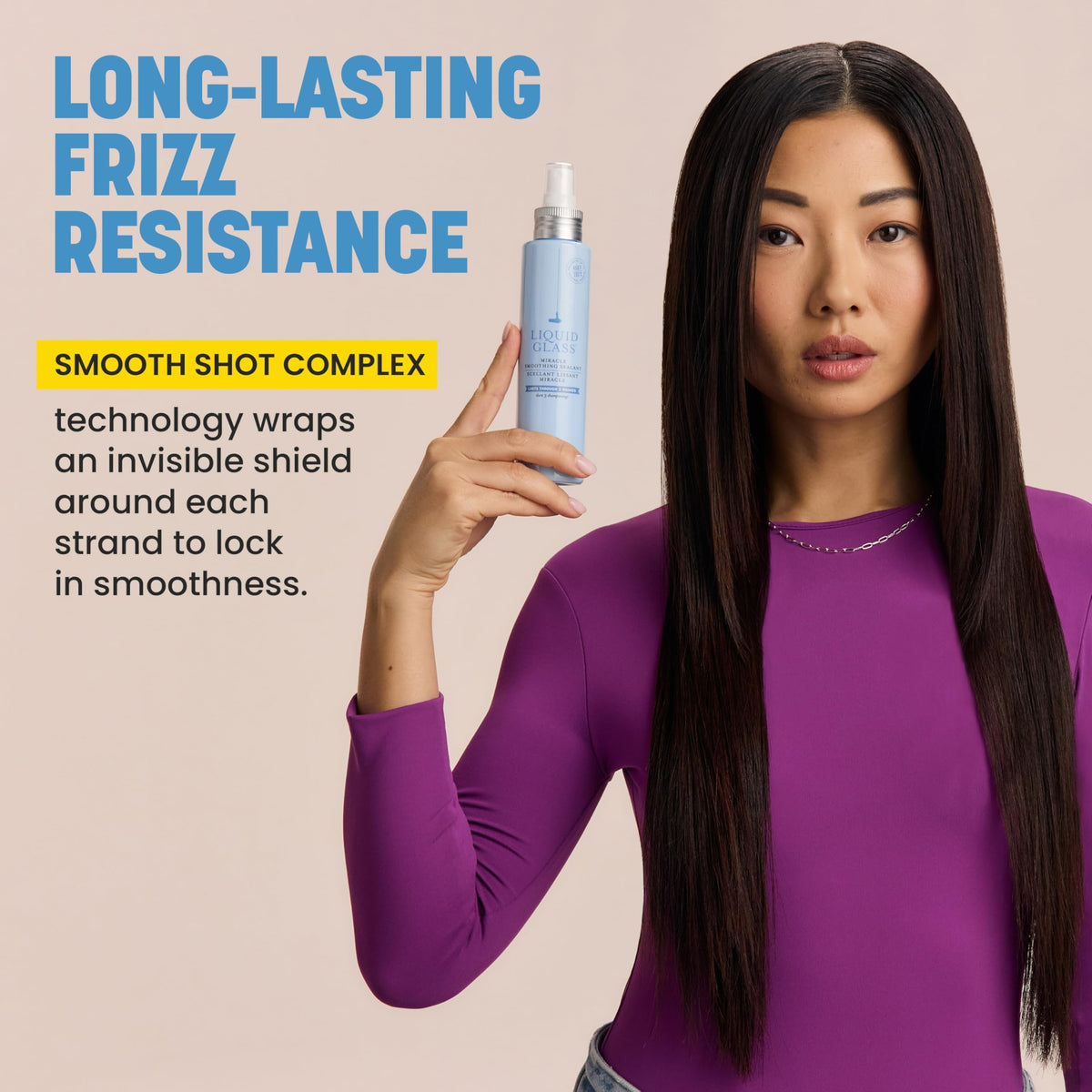 Détails du flacon du Drybar Liquid Glass Sealant