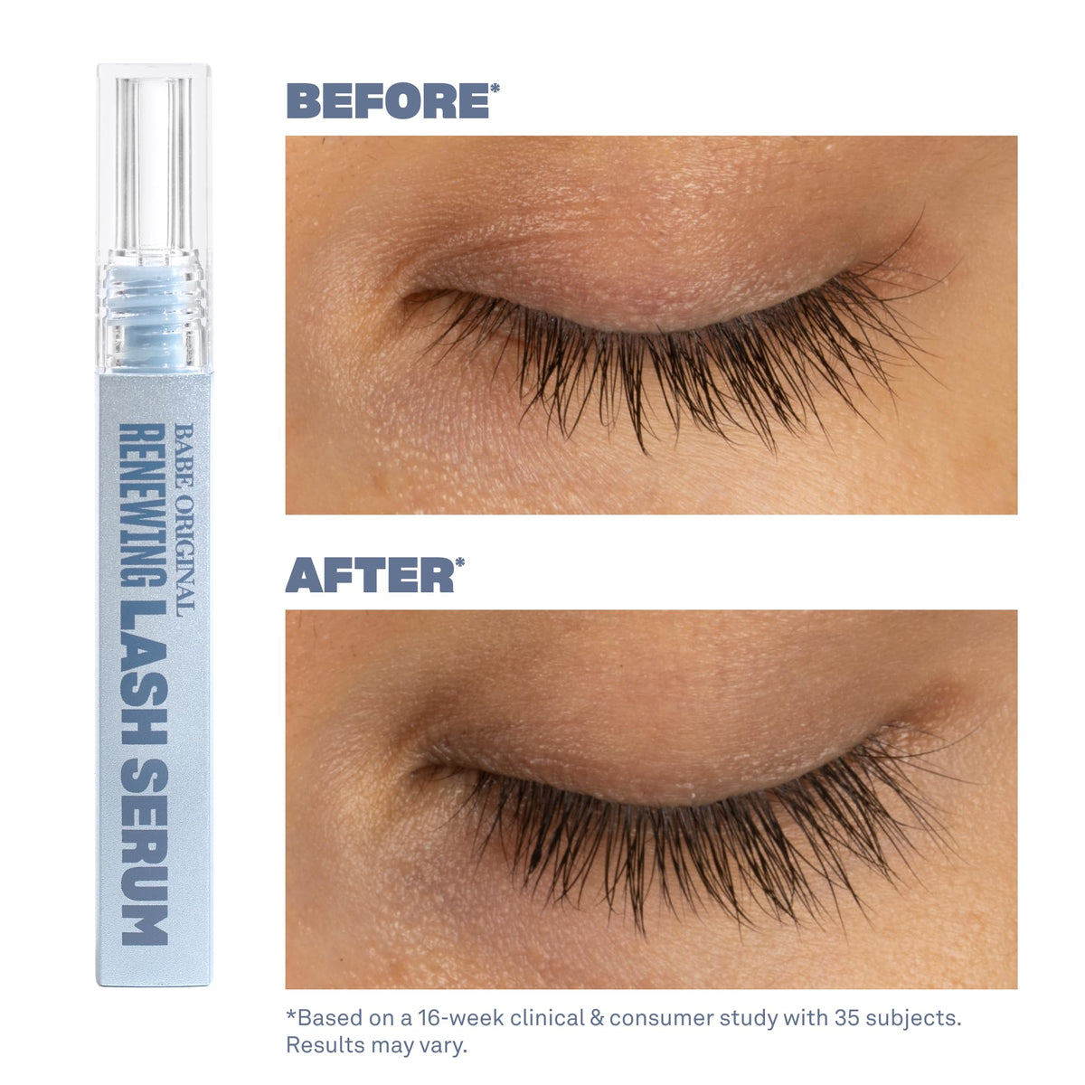 Détails du flacon du sérum pour cils BABE ORIGINAL 6mL