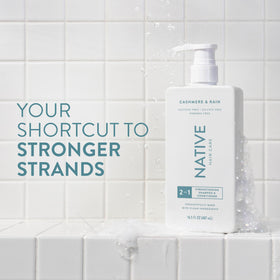 Détails du flacon du Shampoo & Après-Shampooing Native 2-en-1
