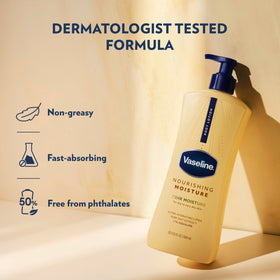 Détails du flacon Vaseline Lotion Nourrissante