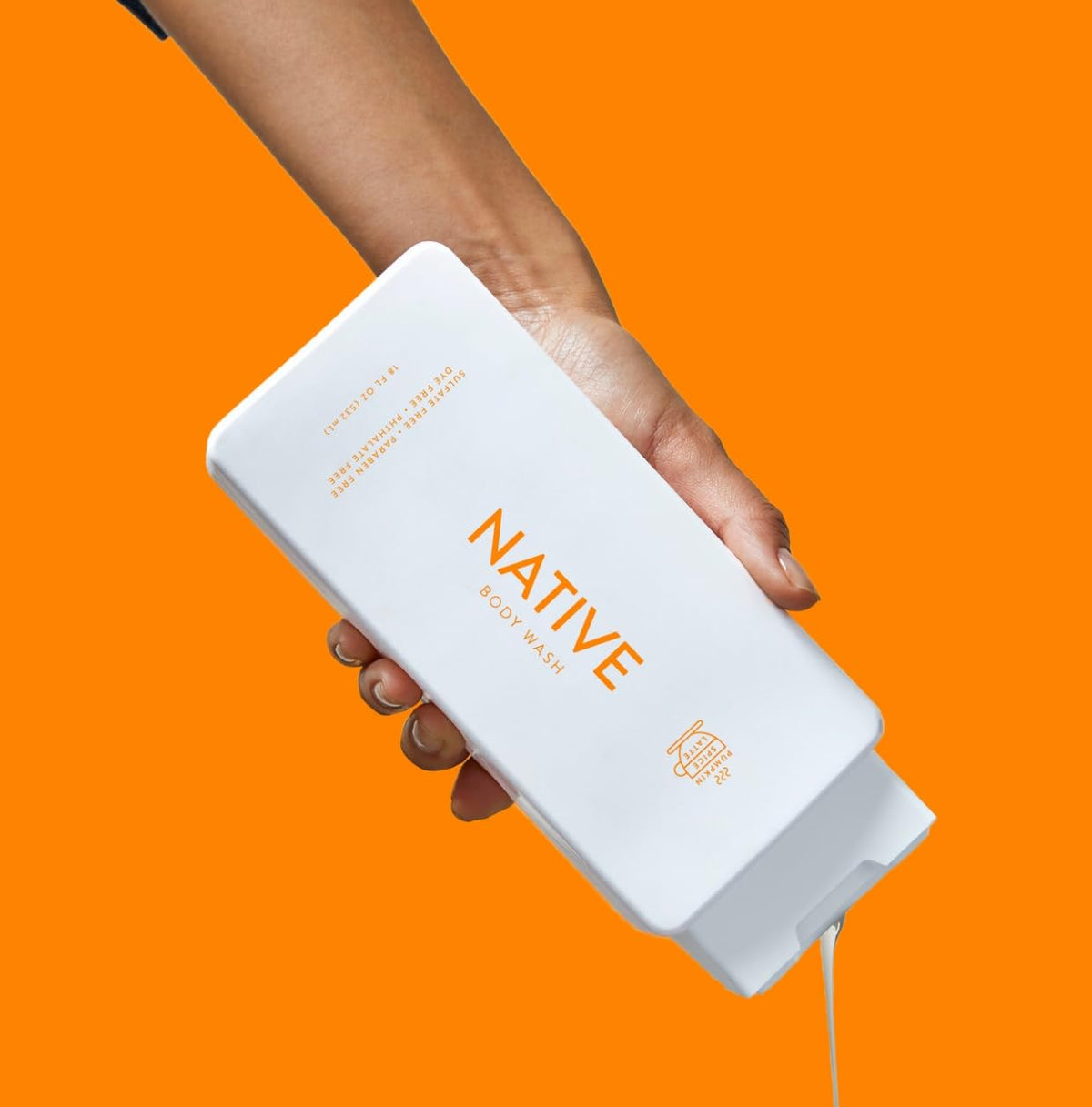 Détails du gel douche Native avec mousse riche