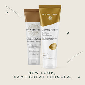Détails du gel nettoyant visage Botanic Tree avec acide glycolique