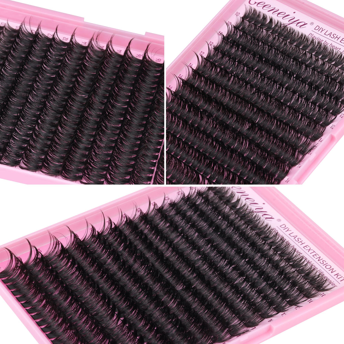 Détails du kit d'extensions de cils Geeneiya