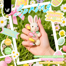 Détails du kit de vernis à ongles gel VANREESA avec top coats