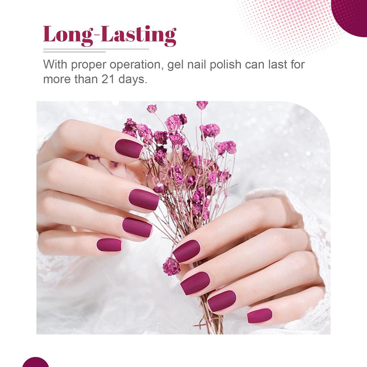 Détails du kit de vernis à ongles JODSONE