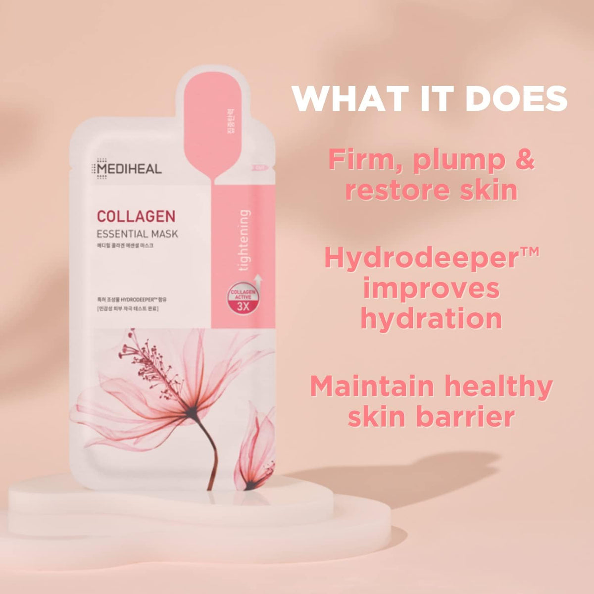 Détails du masque en tissu collagène MEDIHEAL