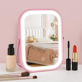 Détails du miroir de maquillage éclairé YEKKOPT avec contrôle tactile
