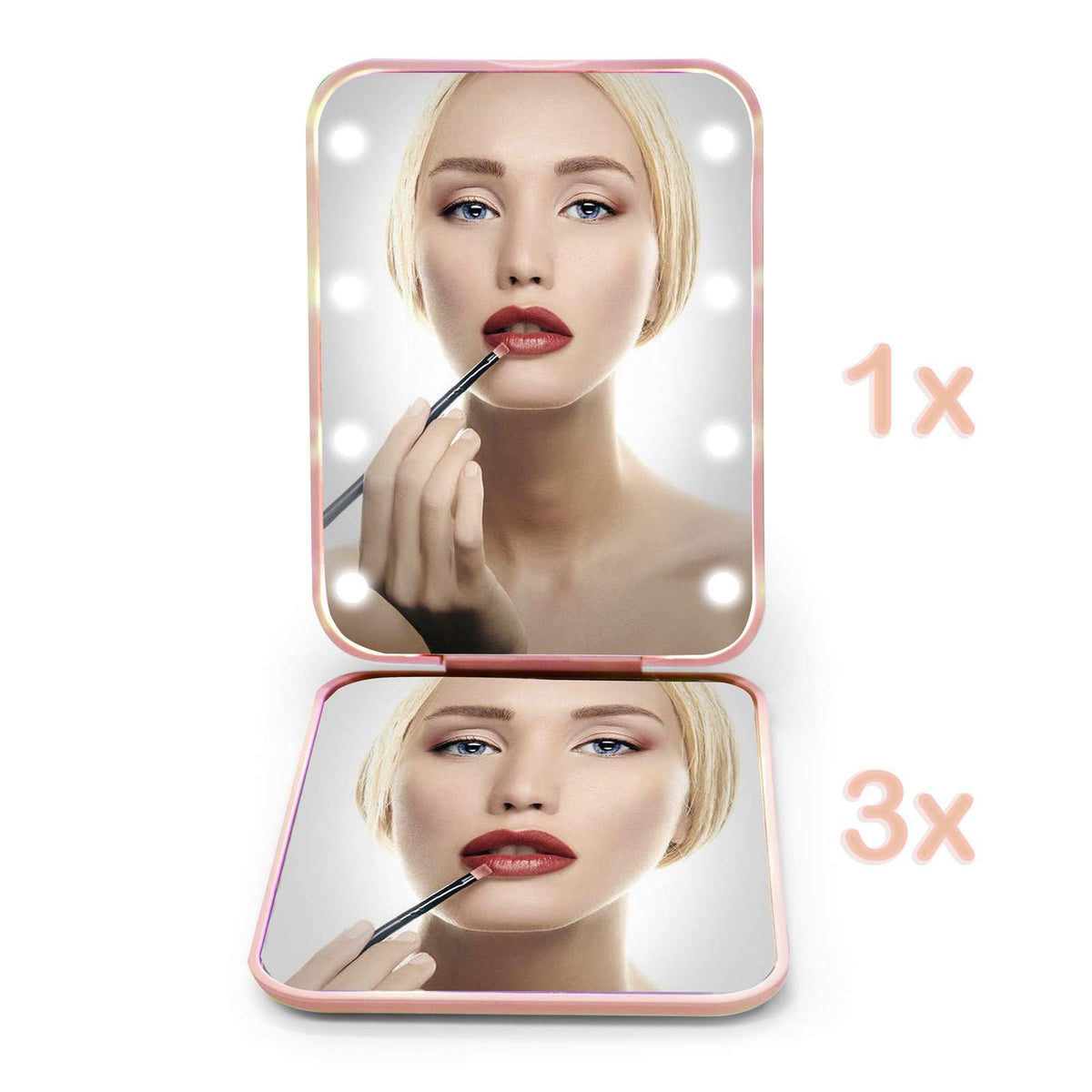 Détails du miroir Kintion avec éclairage LED