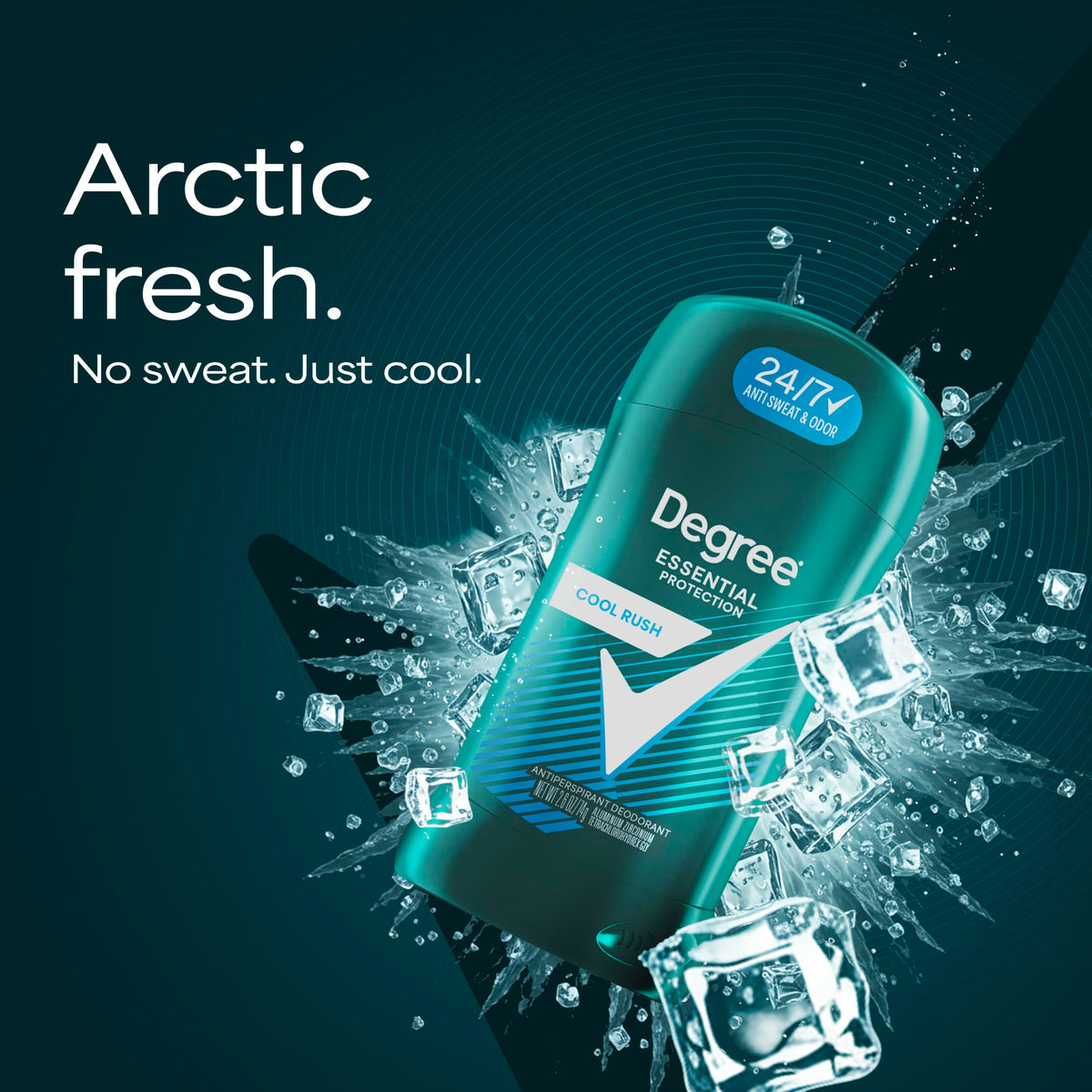 Détails du packaging Degree Antiperspirant Cool Rush