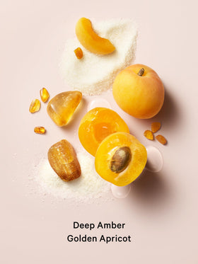 Détails du packaging du set Amber Romance de Victoria's Secret