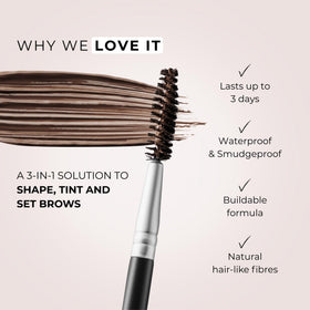 Détails du pinceau anglé du gel à sourcils WUNDERBROW