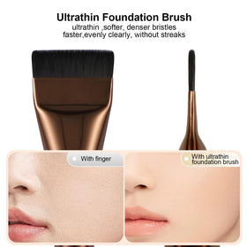 Détails du pinceau plat BEAUTYFACTOR avec poils synthétiques