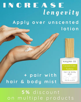 Détails du Roll-On Huile Essentielle Coco Lime Verbena de Kailuna Co.