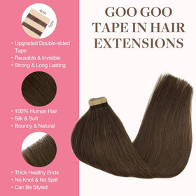 Détails du ruban adhésif des extensions GOO GOO