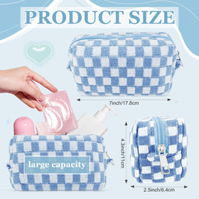 Détails du sac à maquillage Giesiery avec fermeture éclair en métal