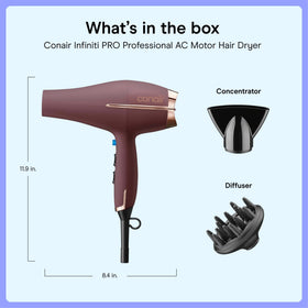 Détails du Sèche-Cheveux Conair, boutons de contrôle