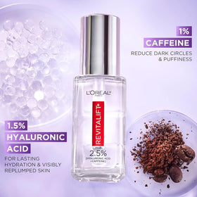 Détails du sérum contour des yeux L'Oreal Paris en bouteille