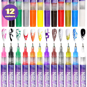 Détails du set de stylos de nail art AOKELEON