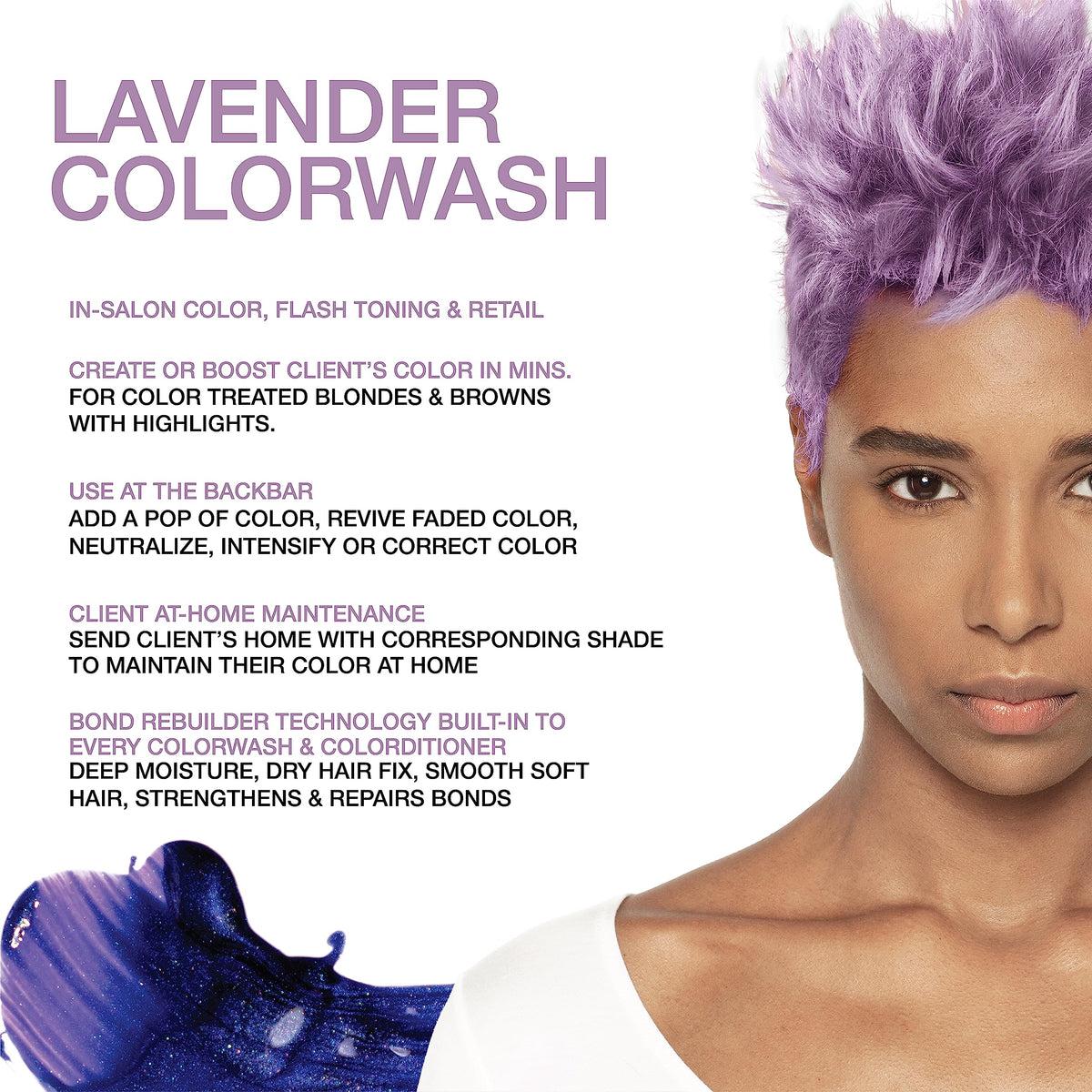 Détails du shampooing Celeb Luxury Colorwash avec étiquette